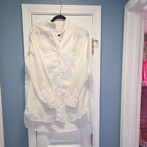 rag & bone Tuxedo Front Tunic or Shirt Dress Size L
